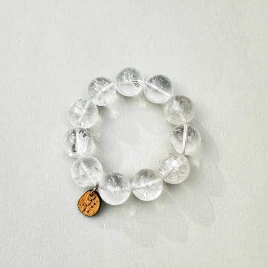 Azeztulite | Large High Vibration Natural Stone Power Stone Bracelet (Spiritual High Vibration Stone)